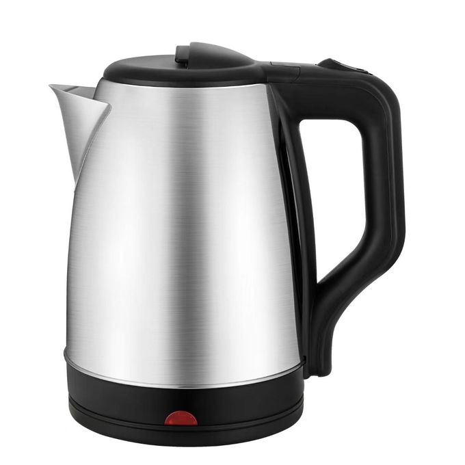 AMVO AMVO FK-0325-J Stainless Steel Electric Kettle 2.2L Water Heater & Boiler Jug-Black
