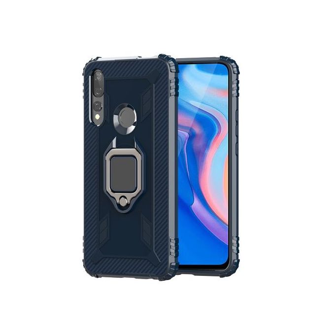 Binatone NewFor Huawei Y9 Prime 2019 Carbon Fiber Protective Case(Blue)