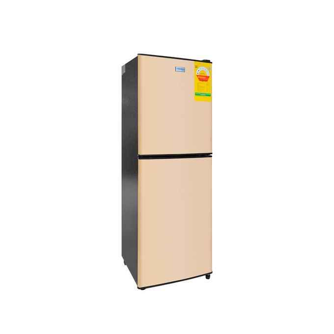 Nasco Nasco NASD2-18FL-G Double Door Bottom Freezer Fridge - 136 Litre Rose Gold