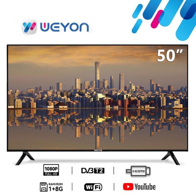 WEYON WEYON 50" Inches FHD Smart TV +1 Years Warranty - Black